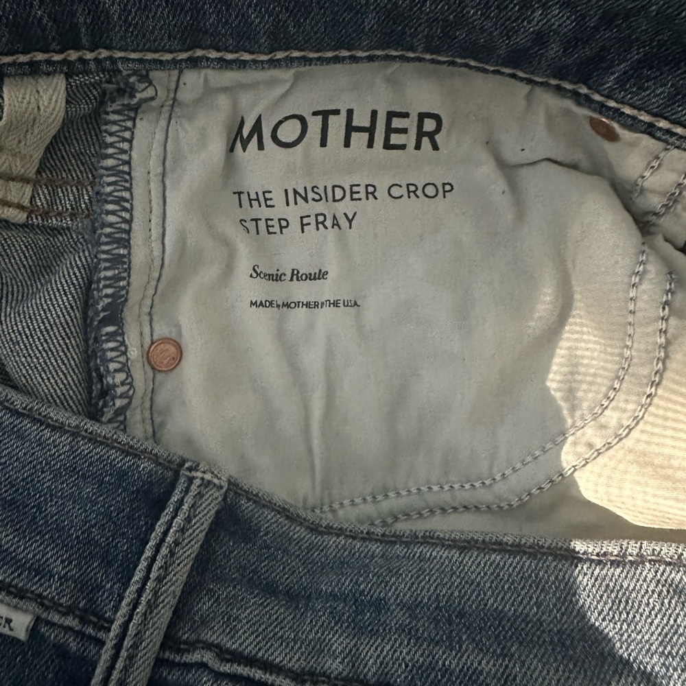 Mother insider crop step fray jeans - Picture 3 of 3